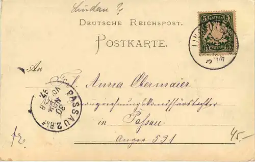 Lindau - Marienheim 1897- Vorläufer -608106