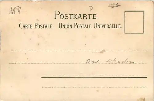 Bad Schachen - Gruss vom Bodensee - Litho -608136