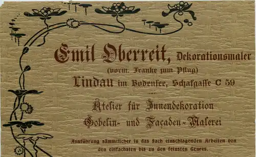 Lindau - Dekorationasmaler Emil Oberreit -608592