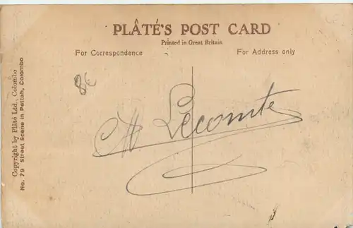 India - Street scene in Pettah Colombo -484432