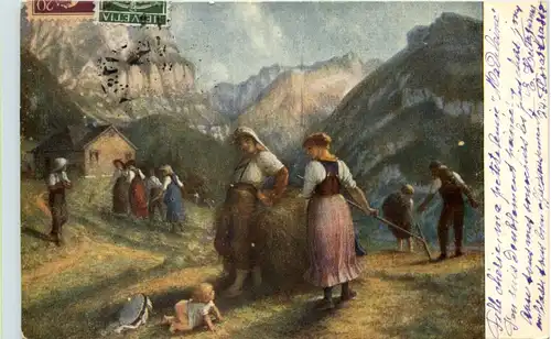 Künstlerkarte E. Rittmeyer - Pro Juventute -605618