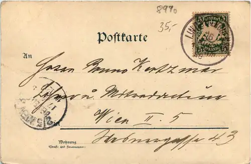 Lindau - 5. Delegierten Versammlung 1899 -Litho -609132