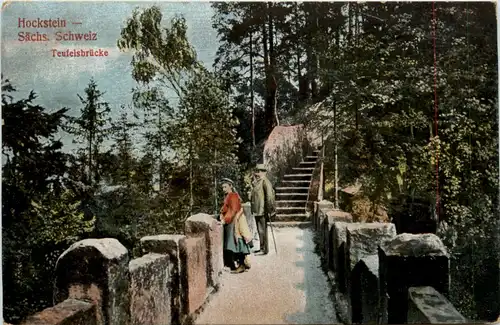 Hockstein, Sächs. Schweiz, Teufelsbrücke -379194