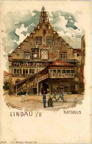 Lindau - Rathaus -608982