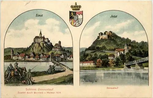 Schloss Donaustauf - Künstler-AK Eugen Felle -607574