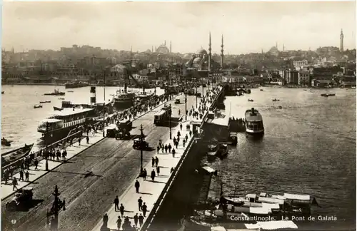 Constantinople - Le Pont de Galata -484772