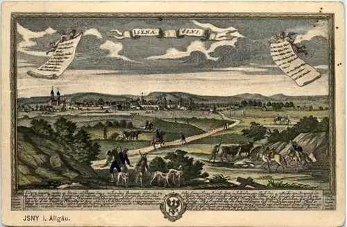 Isny im Allgäu - Künstler-AK Eugen Felle -607682