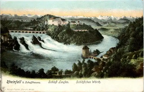 Rheinfall bei Schaffhausen - Werbung Lindau -609082