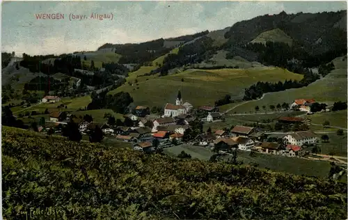 Wengen Allgäu - Künstler-AK Eugen Felle -607684