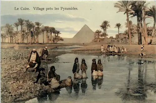 Cairo - Village pres les Pyramides -484872