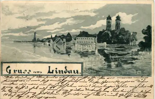 Gruss aus Lindau -609162