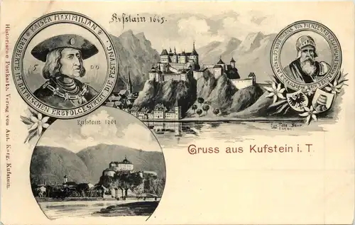 Gruss aus Kufstein - Künstler-AK Eugen Felle -607814