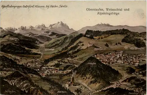 Oberstaufen - Künstler-AK Eugen Felle -607894