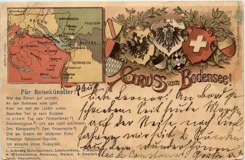 Gruss vom Bodensee - Litho -609282