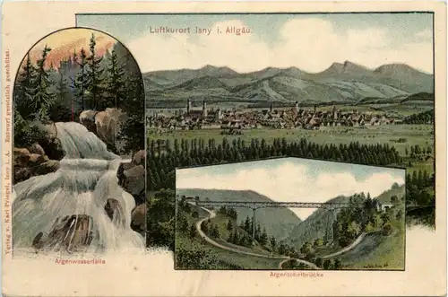 Isny im Allgäu - Künstler-AK Eugen Felle -607912