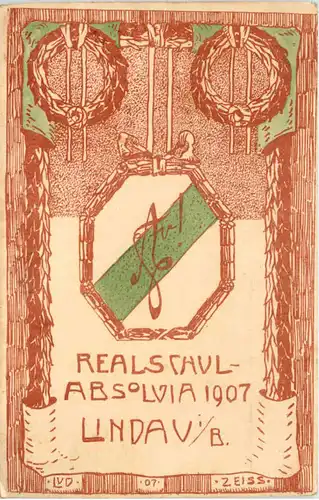 Lindau - Realschul Absolvia 1907 -608174