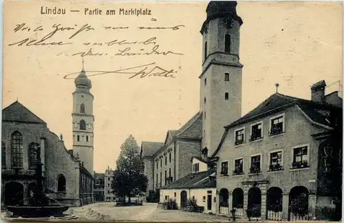 Lindau - Partie am Marktplatz -608738