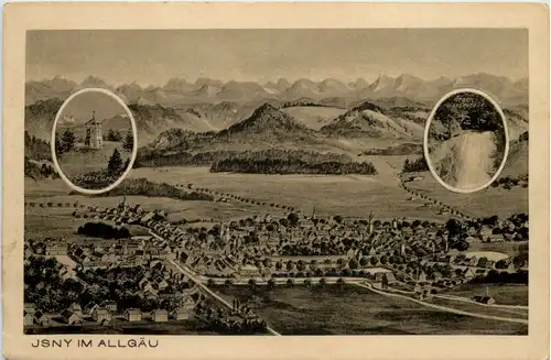 Isny im Allgäu - Künstler-AK Eugen Felle -606598