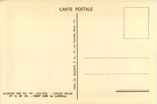 Congo Belge - Mission des RR PP Jesuites -485432