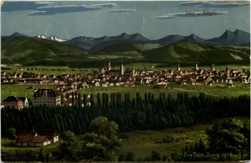 Isny bei Allgäu - Künstler-AK Eugen Felle -610232