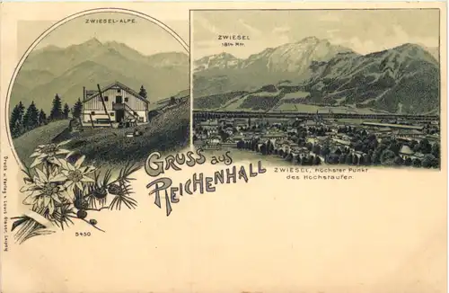 Gruss aus Reichenhall - Litho -609842