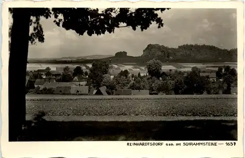 Bad Schandau, Reinhardtsdorf geg. die Schrammsteine -380114