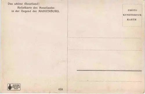 Marienburg Reliefkarte - Künstler-AK Eugen Felle -609508