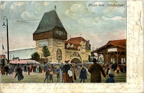 München - Gruss vom Oktoberfest -610022