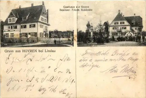 Gruss aus Hyren bei Lindau - Gasthaus zur Sonne -610432