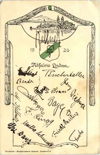 Absolvia - Lindau 1926 - Studentika -609218