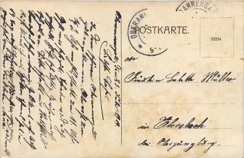 Oberammergau - Künstler-AK Eugen Felle -610182