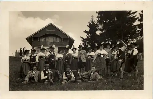 Trachtengruppe von Scheidegg im Allgäu -610612