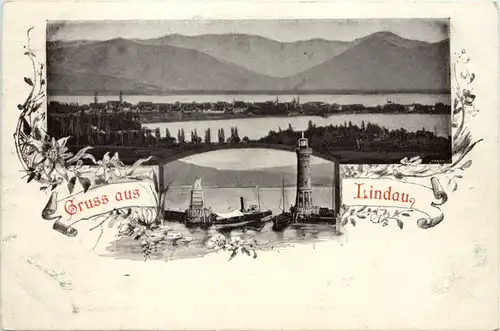 Gruss aus Lindau -608744