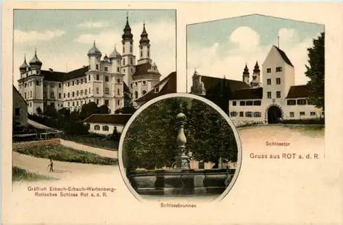 Gruss aus Rot an der Rot - Künstler-AK Eugen Felle -609458