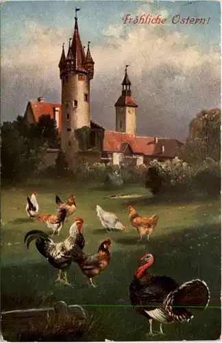 Lindau - Diebsturm - Fröhliche Ostern -608964