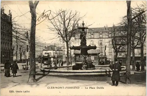 Clermont-Ferrand - La Place Delille -486192