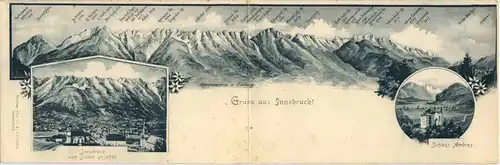 Gruss aus Innsbruck - Klappkarte - Künstler-AK Eugen Felle -609658