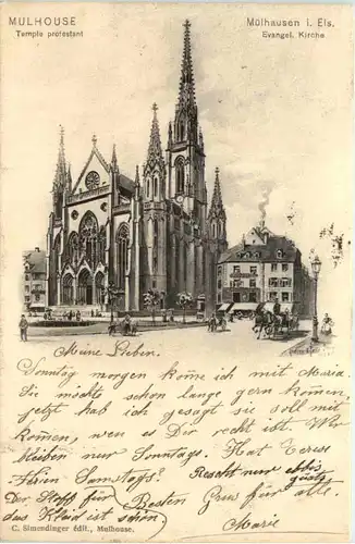 Mulhouse - Künstler-AK Eugen Felle -609510