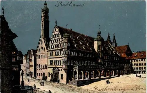 Rothenburg - Künstler-AK Eugen Felle -607794