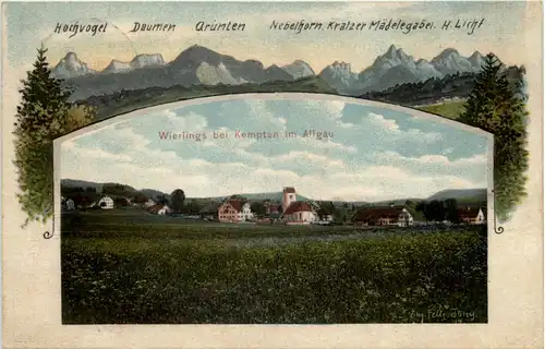 Wierlings bei Kempten im Allgäu - Künstler-AK Eugen Felle -607808