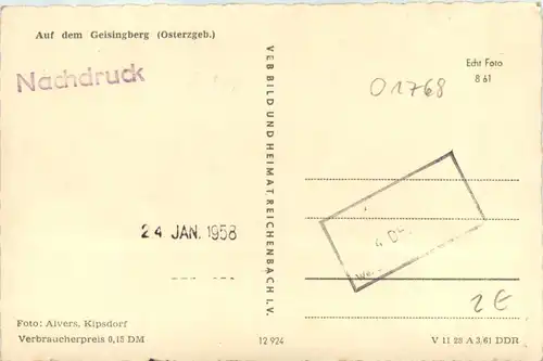 Geising, Auf dem Geisingberg -380974