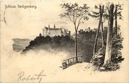 Schloss Heiligenberg - Künstler-AK Eugen Felle -609790