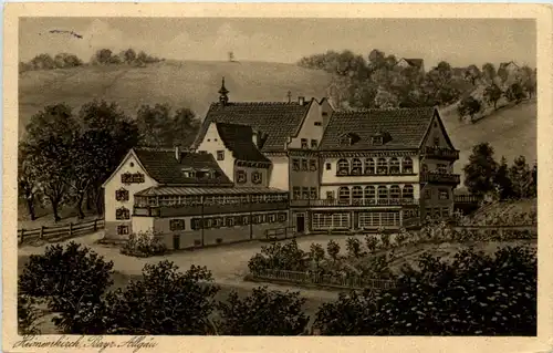 Heimenkirch Allgäu - Herz Jesu Heim - Künstler-AK Pernat -611352