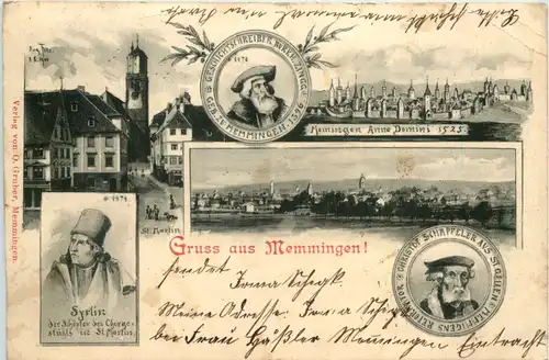 Gruss aus Memmingen - Künstler-AK Eugen Felle -607960