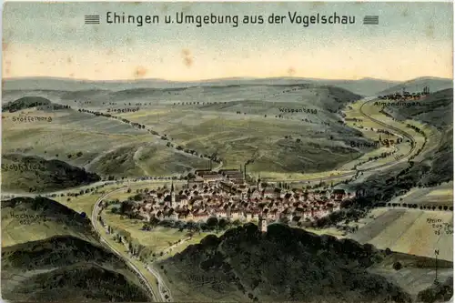 Ehingen und Umgebung - Künstler-AK Eugen Felle -609584