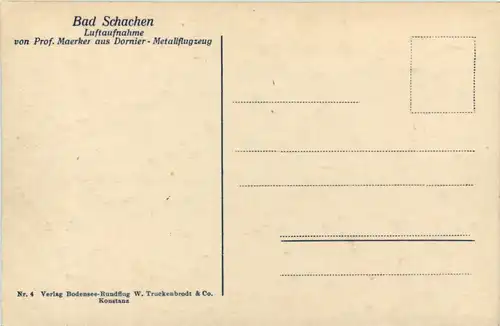 Bad Schachen - Luftaufnahme aus Dornier Metallflugzeug -608098