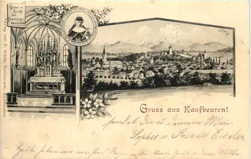 Gruss aus Kaufbeuren - Künstler-AK Eugen Felle -610150