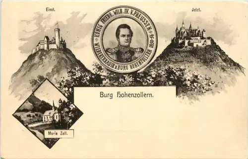 Burg Hohenzollern - Künstler-AK Eugen Felle -610230