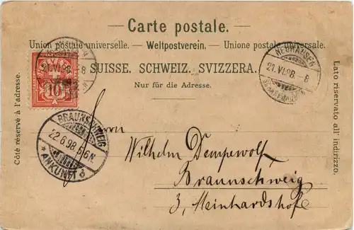 Gruss vom Rheinfall - Litho -610006