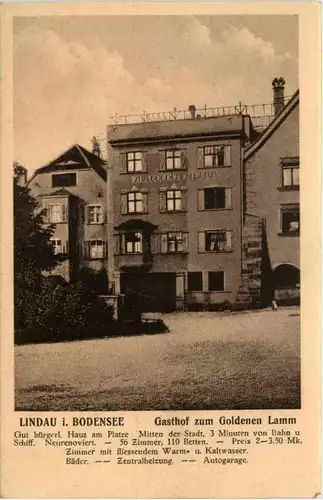 Lindau - Gasthof zum Goldenen Lamm -610438